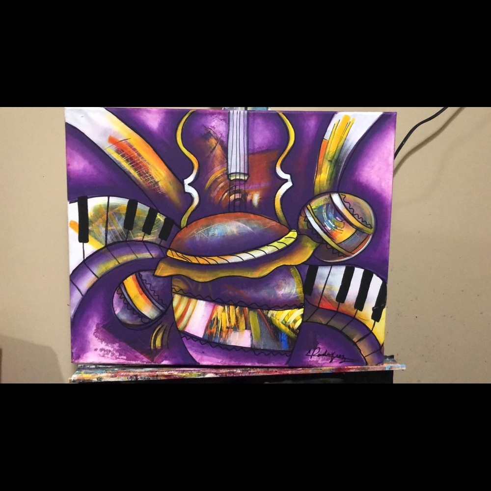 Painted canvas pictures